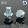 High quality carbon steel stainless steel DIN 6921 hex washer head bolt